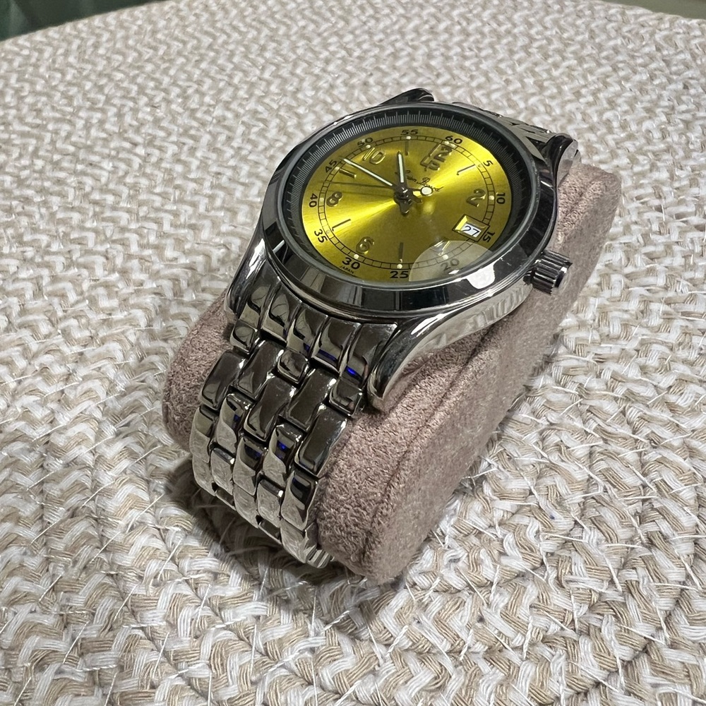 Lucien Piccard Watch with Vibrant Yellow Dial - Picture 2 of 6